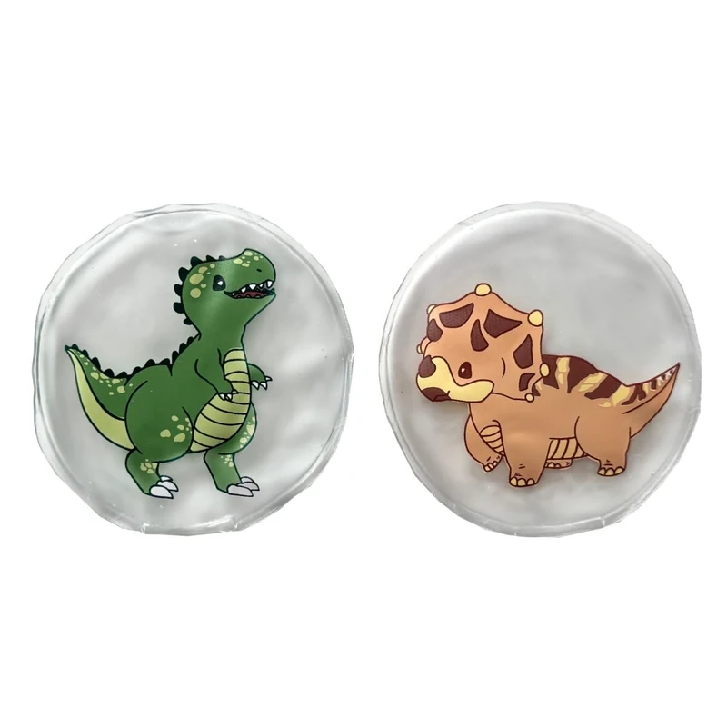 2er Set Taschenwärmer Dino Dinosaurier - Wichtelgeschenk - Handwärmer - Taschenheizkissen