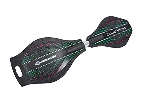 Schildkröt Waveboard Good Vibes, Design: Matrix, leichtes und wendiges Casterboard, großes Deck mit Anti-Rutsch Noppen, 510802