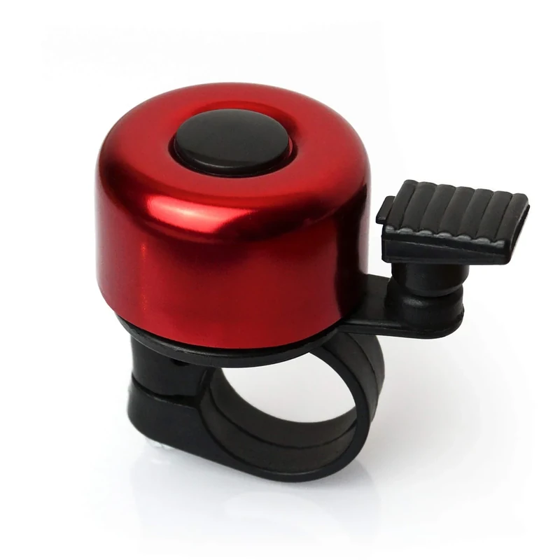TF-Mind Fahrradklingel Fahrradglocke 120db laut, Heller Klang, für jeden Lenker geeignet Mountainbike MTB Kinder Rennrad Jungen Mädchen E Bike mini Fahrrad Klingel Glocke Aluminiumlegierung, rot