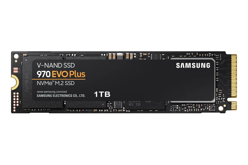 Samsung 970 EVO Plus NVMe M.2 SSD, 1 TB, PCIe 3.0, 3.500 MB/s Lesen, 3.200 MB/s Schreiben, Interne SSD für Gaming und Grafikbearbeitung, MZ-V7S1T0BW - Image 1