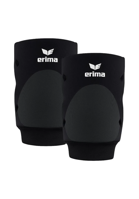 Erima Unisex Erwachsene Volleyball Knieschoner (7401904), schwarz, M