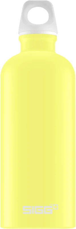 Sigg - Alu Trinkflasche - Traveller Electric Blue Touch - Klimaneutral Zertifiziert - Für Kohlensäurehaltige Getränke Geeignet - Auslaufsicher - Federleicht - BPA-frei - Blau - 0,6L