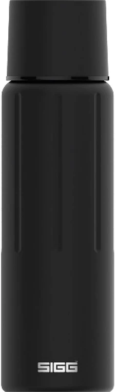 SIGG Gemstone IBT Obsidian Thermo Trinkflasche (0.75 L), schadstofffreie und isolierte Trinkflasche, auslaufsichere Thermo-Flasche aus Edelstahl