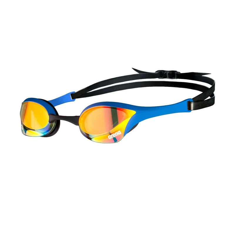 arena Cobra Ultra Swipe Mirror Unisex Race Schwimmbrille für Erwachsene, Taucherbrille mit Gebogenen Spiegelgläsern, Anti-Beschlag, UV-Schutz, 5 Austauschbare Nasenstege - Image 1