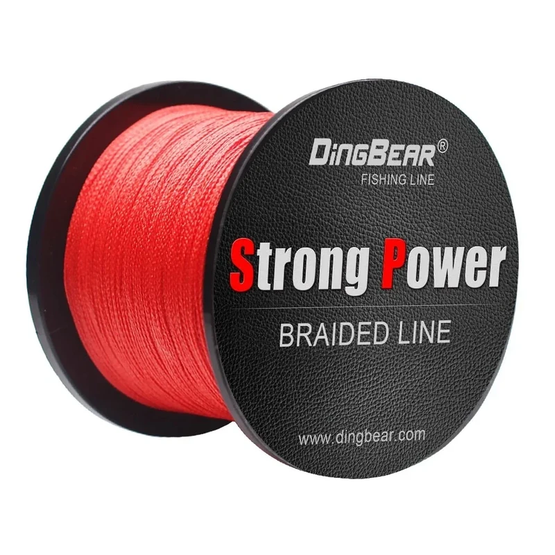 Dingbear 109Yd/100m 135LB/0.60mm Rot Stark Ziehen Sie Generische Geflochtenen Angelschnur Angelschnur Fisch Linien