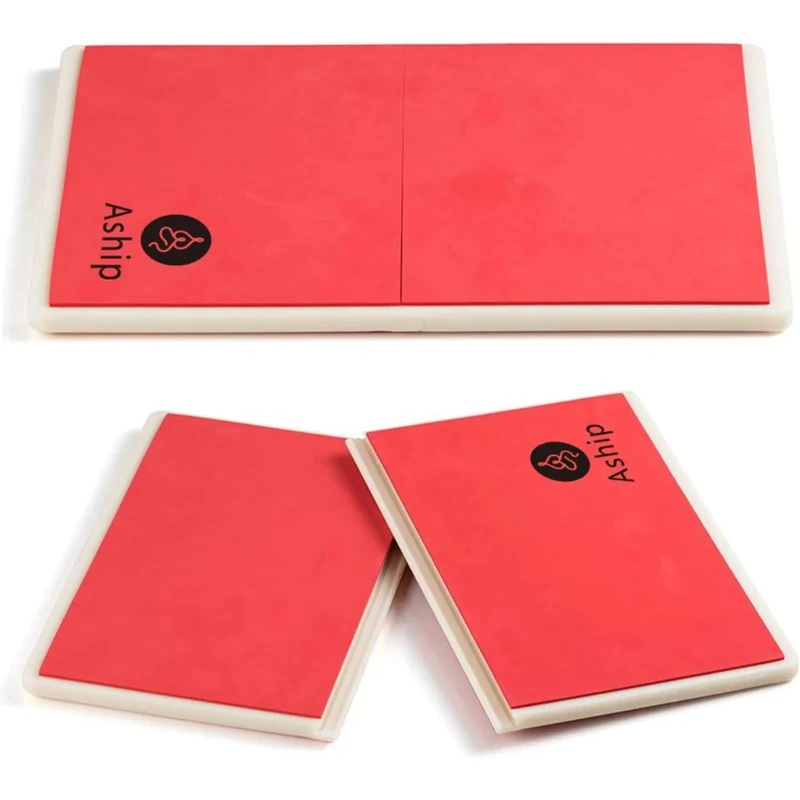 Aship Bruchtestbretter, Rebreakable Boards, Taekwondo Karate Kinder bretter zum zerschlagen, MMA Training ABS + Eva Schaumbruchbrett Rot