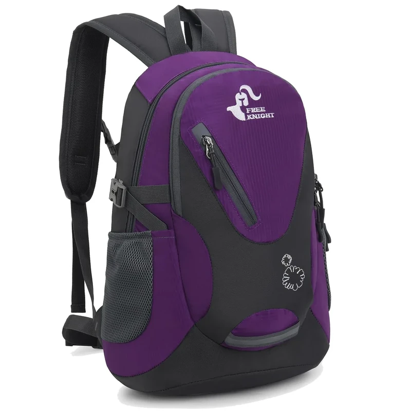 Bseash Kleine Größe 20L leichte wasserdichte Rucksack, Outdoor Sport Travel Daypack für Radfahren Wandern Reiten Radfahren Reisen (Violett)