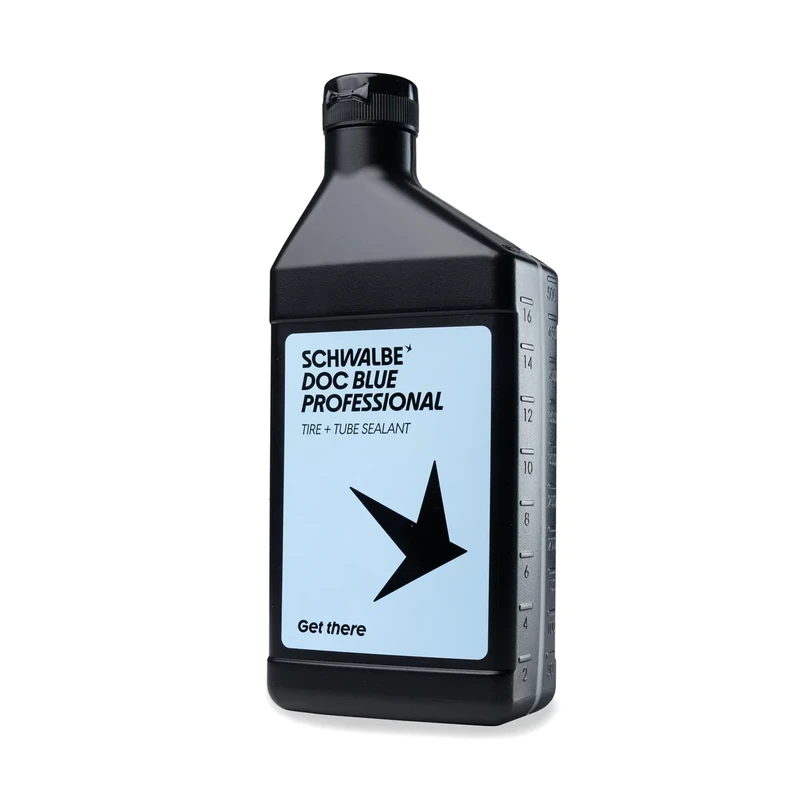 Schwalbe Doc Blue Professional - 500ml - für Tubeless Reifen – als Fahrrad Reparaturset, Fahrradreifen Flickzeug, Dichtmilch, Reifendichtmittel
