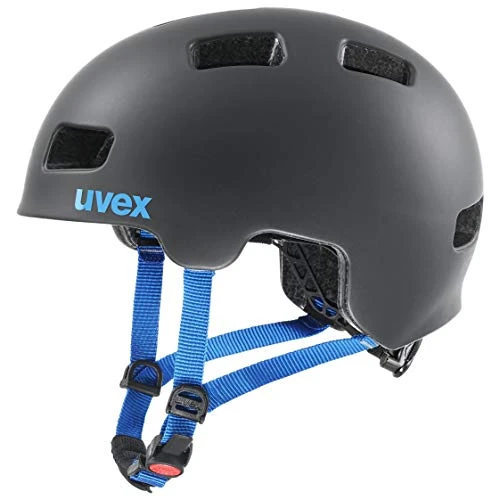 uvex hlmt 4 cc - Leichter Fahrradhelm für Kinder - individuelle Größenanpassung - waschbare Innenausstattung - anthrazit mattt - 55-58 cm