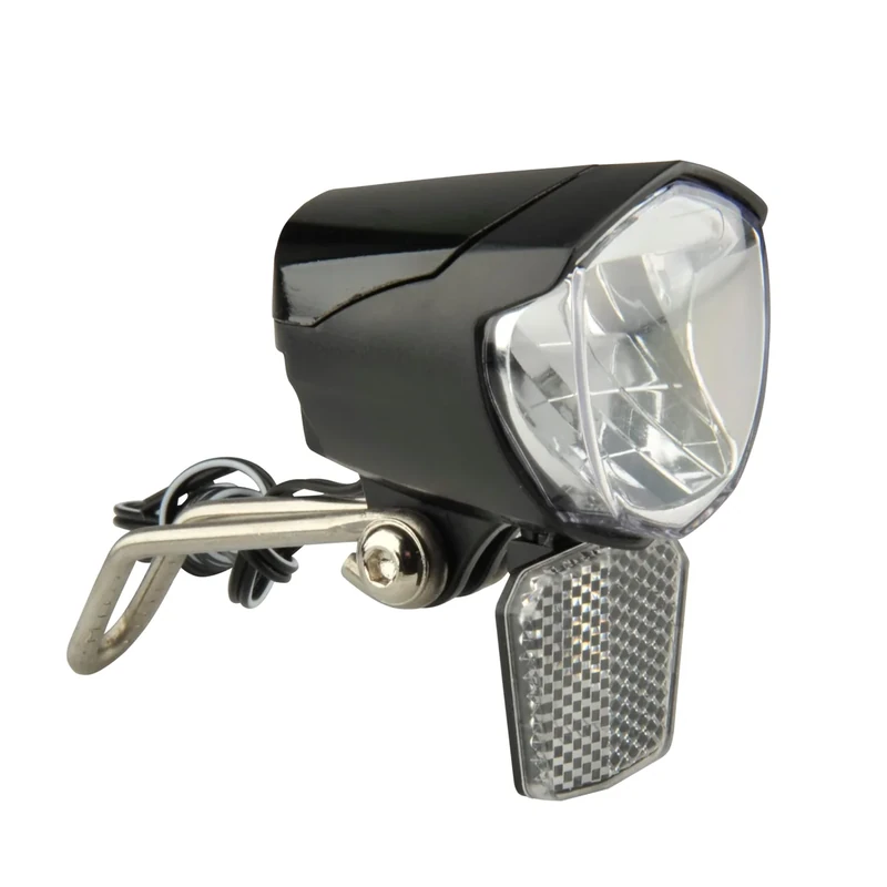 Fischer Fahrrad Dynamo LED-Frontlicht 70 Lux, mit Lichtautomatik und Standlicht, StVZO-zugelassen