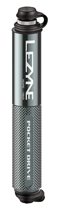 Lezyne Pocket Drive Handpumpe, Lite Grey, 140 mm - Image 1