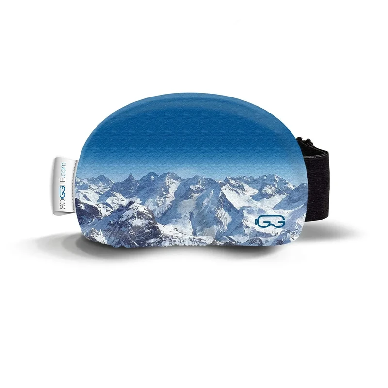 SOGGLE Skibrillen Schutz Überzug aus Mikrofaser (one Size), Farbe:Pictures 06 Mountains