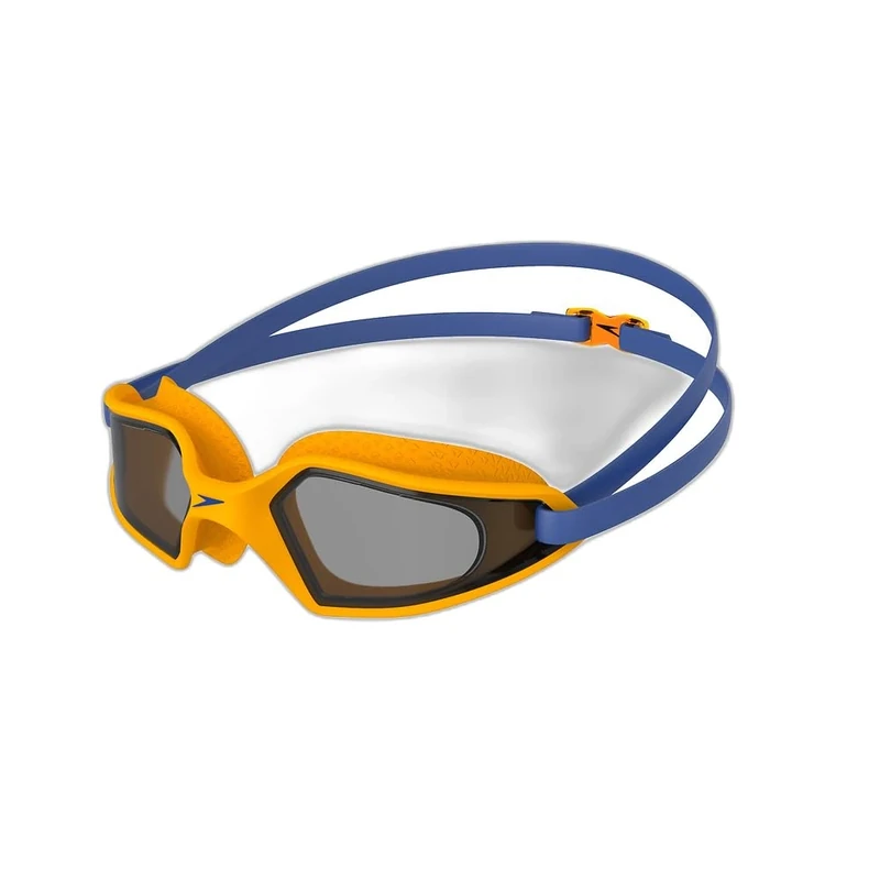 Speedo Unisex Kinder Hydropulse Schwimmbrille | Bequeme Passform | Verstellbares Design | Anti-Beschlag | Wasserdicht Schwimmbrille, Ultrasonic/Mango/Smoke, Einheitsgröße - Image 1