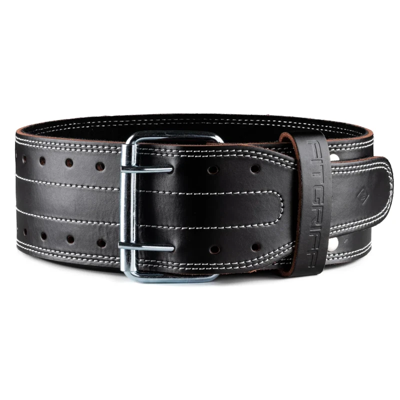 Fitgriff® Gewichthebergürtel aus Leder - Powerlifting Gürtel für Bodybuilding, Krafttraining, Gewichtheben - Leather Weightlifting Belt - für Damen und Herren (XX-Large)