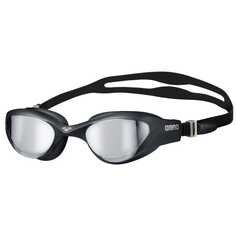 ARENA The One Mirror Unisex-Schwimmbrille für Erwachsene, Schwimmbrille mit Großen Verspiegelten Gläsern, Antibeschlag-Behandlung, UV-Schutz, Selbstjustierender Nasensteg, Orbit-Proof-Dichtungen