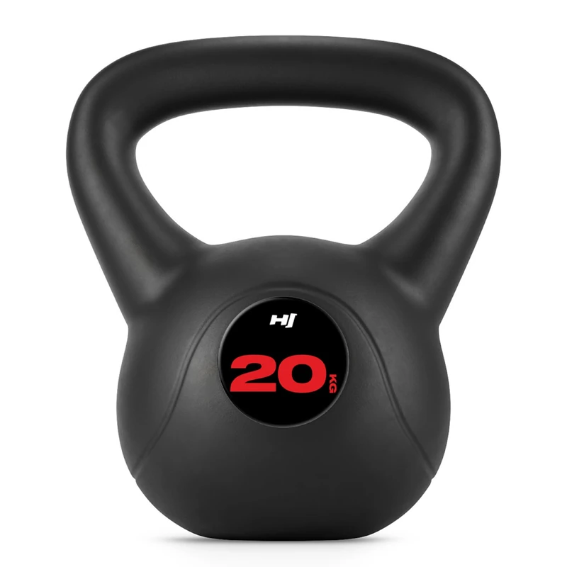 Hop-Sport Kettlebell 4–20 kg | Vinyl-Kugelhantel | Schwunghantel aus Kunststoff, ergonomischer Griff – Training & Fitness für Zuhause, Damen & Herren