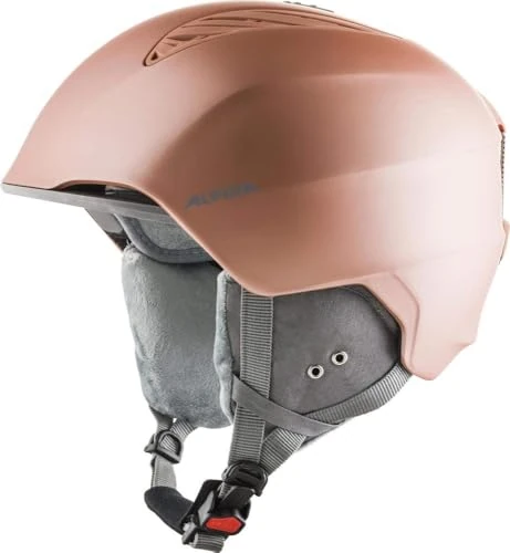 Alpina Grand - Sicherer, Optimal Klimatisierter, Bruchfester und Anpassbarer Skihelm für Erwachsene, Coral matt, 57-61 cm