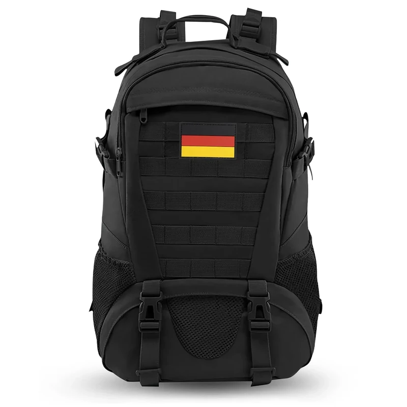 Jueachy Militär Rucksack Herren 30L Wasserdicht Molle Tactical Backpack Military Rucksack Große Kapazität Taktischer Rucksack Outdoor Wanderrucksack Trekkingrucksack für Assault Wandern Reisen Camping