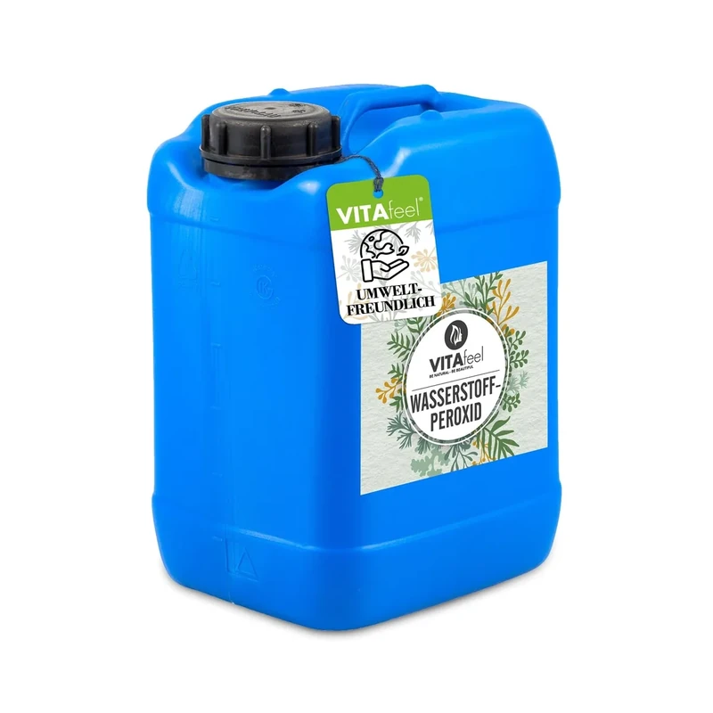 GreatVita Wasserstoffperoxid 5 Liter - 3% Lösung | Hochreine Qualität, ohne Stabilisator | Vielseitig einsetzbar für Haushalt und technische Anwendungen - Image 1