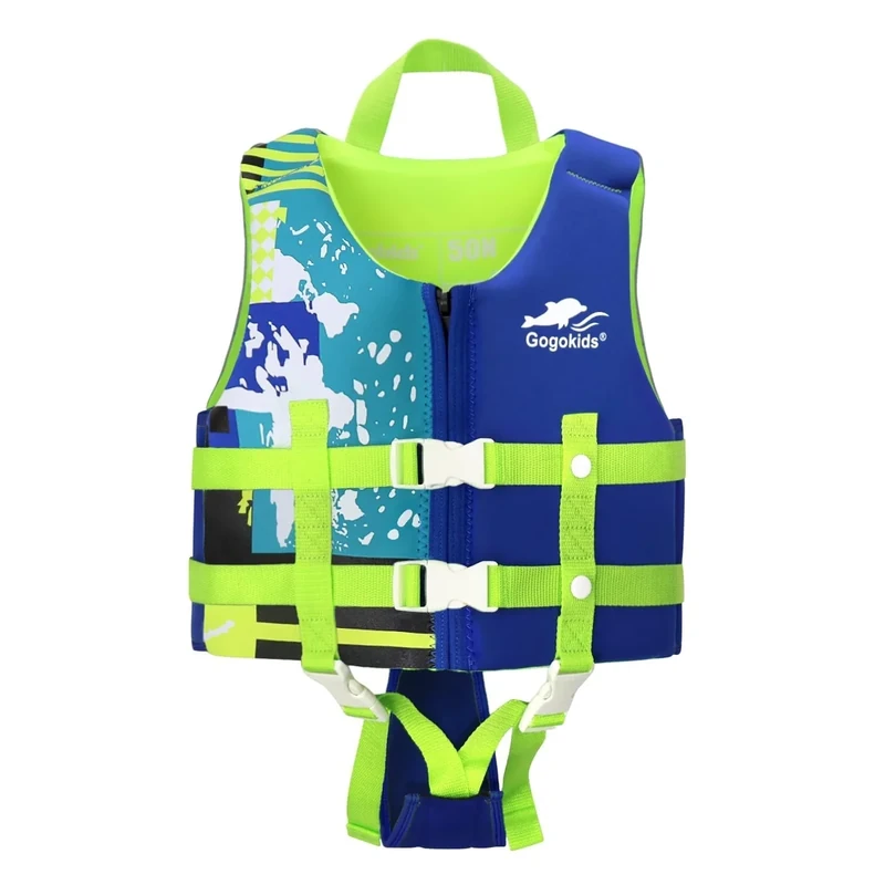 Gogokids Kinder Schwimmweste Float Jacket – Kleinkind Badeanzug Assist Bademode Schwimmtraining Auftrieb Badeweste Neopren Schwimmweste für 4–6 Jahre 11-35kg