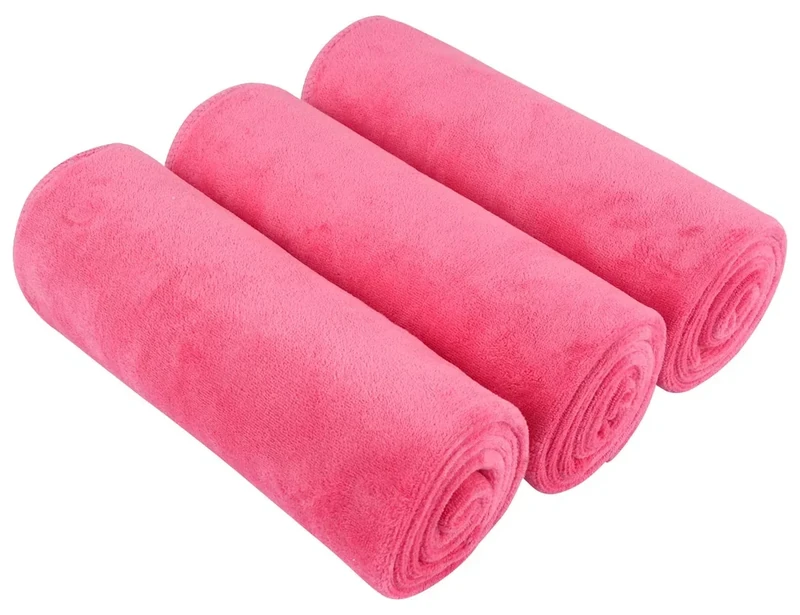 SINLAND Mikrofaser-Handtuch für Fitnessstudio, Sport, Fitness, Workout, Schweißtuch, super weich und saugfähig, 3er-Pack, 40,6 x 81,3 cm