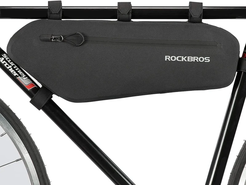 ROCKBROS Fahrradtasche Rahmen Wasserdicht Rahmentasche Bike Bag Dreiecktasche ca.4L Schwarz