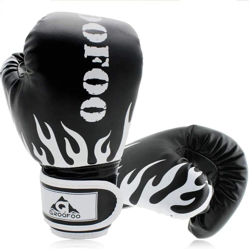 GROOFOO Boxhandschuhe Kinder, Boxhandschuhe für Kinder 3 bis 14 Jahre, 4oz 6oz Kinder Box Handschuhe zum Boxsack Sparring Training, MMA, Muay Thai, Kickboxen & Kampfsport