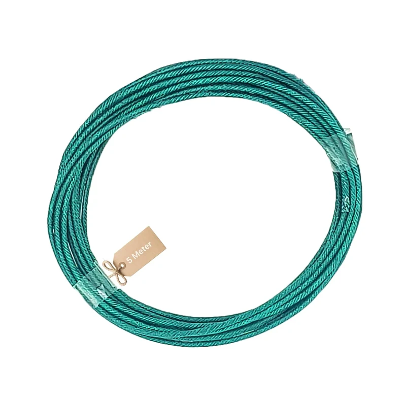 Vama Zündschnur für Feuerwerk & Feuerwerkskörper, langsam brennend – 5m Rolle grüne Visco Anzündlitze 2,0 mm, 80 Sek./Meter – Knallschnur für Anzünder & Fernzünder