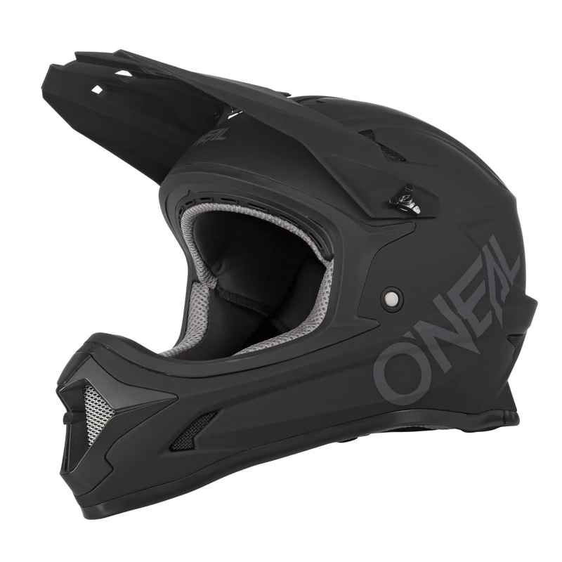 O'NEAL | Mountainbike-Helm | MTB Downhill | Nach Robustes ABS, Ventilationsöffnungen für Luftstrom & Kühlung, ABS Außenschale | SONUS Helmet SOLID | Erwachsene | Schwarz | Größe S