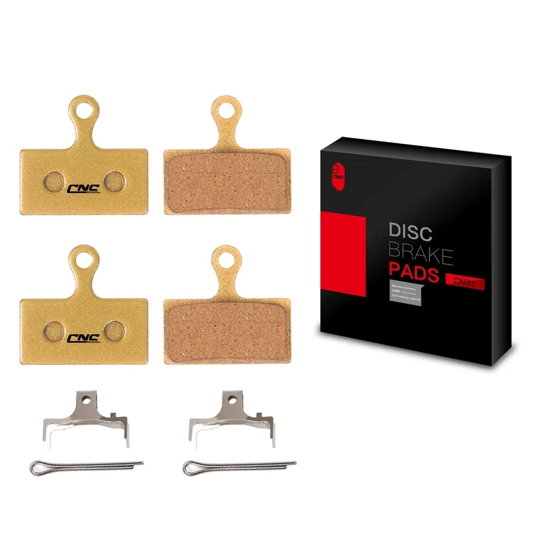 CNC Fahrrad bremsbeläge für Shimano G01S G02S G03S G02A, 2 Paar bremsbelag Semi-metallisches für Shimano XT XTR SLX Deore,Semi-metallisches