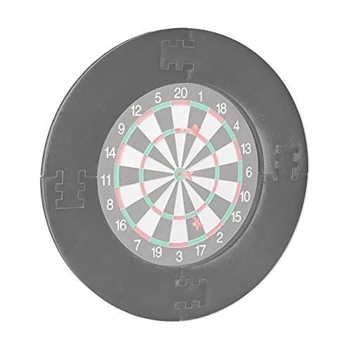 Relaxdays Dart Catchring R7, 4-teilig, Schutzring für 45cm Dartscheibe, stabil, Wandschutz, EVA, Gesamt-Ø 72 cm, grau - Image 1