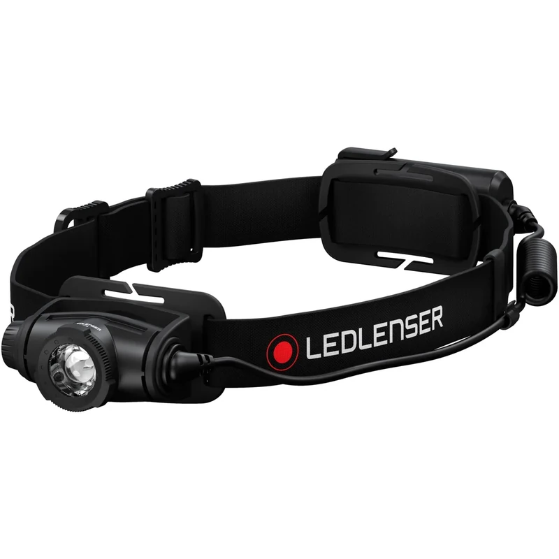 Ledlenser H5 Core Stirnlampe LED, 350 Lumen, wasserdicht IP67, fokussierbar, schwenkbar, stufenlos dimmbar, 2xAA batteriebetrieben, Leuchtweite 160m, inkl. Batterien, Headlamp - Image 1
