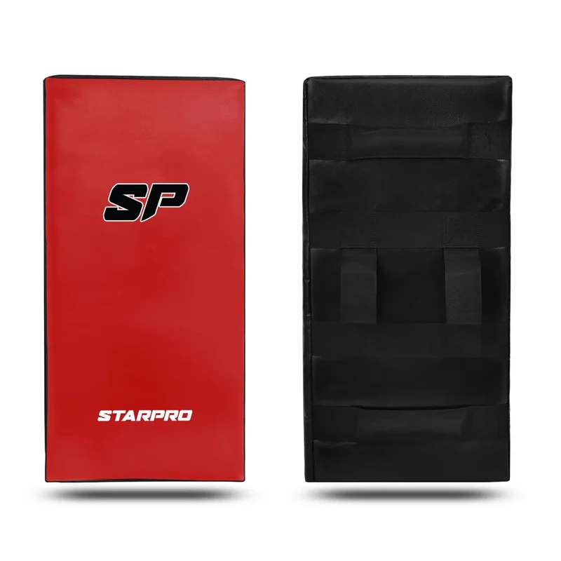 Starpro Robustes Premium Schlagpolster für Harte Tritte & Schläge - Schlagpolster Kampfsport, Schlagkissen Groß, Kickbox Schlagpolster, Schlagschild (Rot, 75x35x15cm)