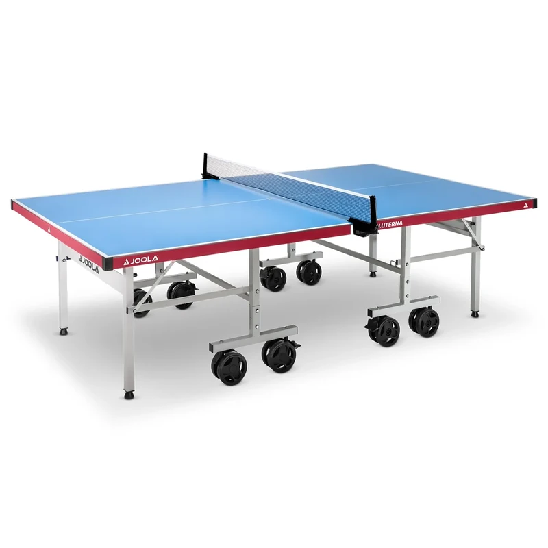 JOOLA Tischtennistisch ALUTERNA - Profi Outdoor Tischtennisplatte Wetterfest 6 MM Aluminium-Kunststoffverbundoberfläche - Einklappbares Untergestell