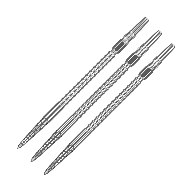 Target Darts Swiss Point DS Dart Points (3 Pack Set of Tips) 30mm, Silber - Change Dart Swiss Point, Profi Dart Zubehör, SP Dart Tip Removal