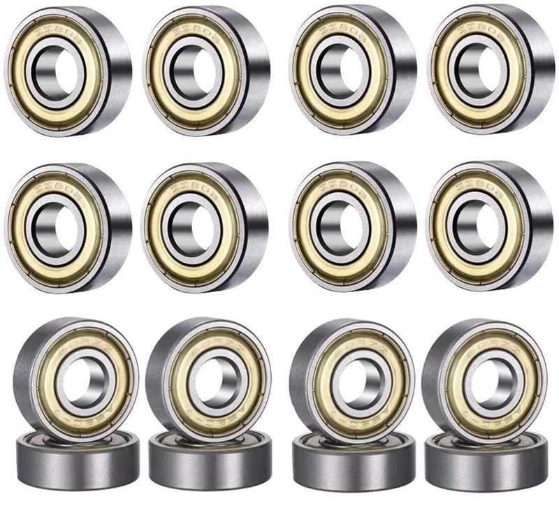 HonLena 608 ZZ Kugellager, 20 Pack 8mm x 22mm x 7mm Metall Double Shielded Miniatur Rillenkugellager für Skateboard Roller Inline Skates - Image 1