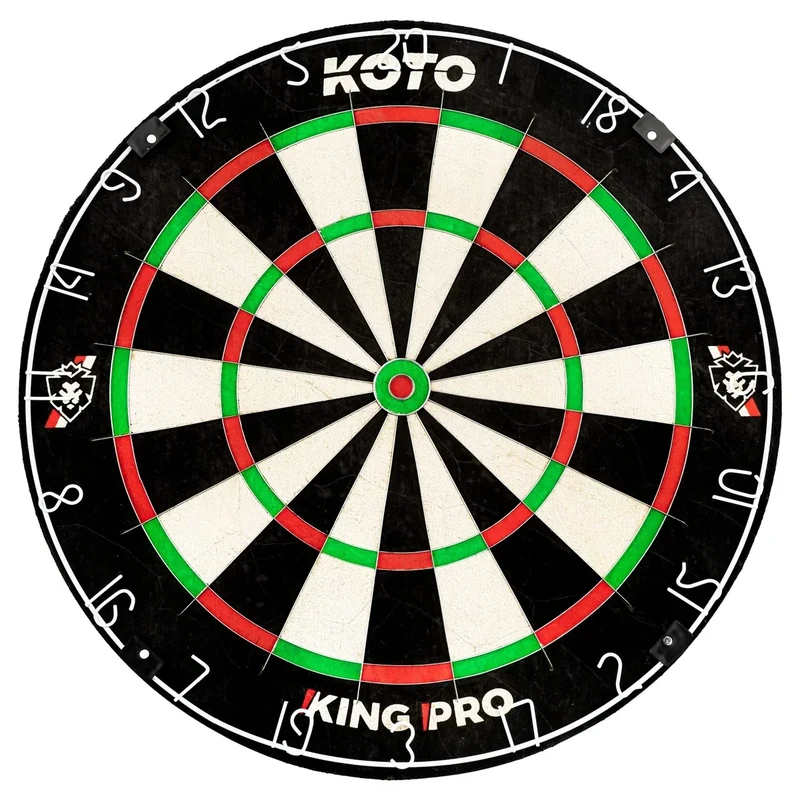 KOTO – King Pro Dartscheibe, Offizielle Turniermaße, dartscheibe steeldart, rotierender Zahlenring