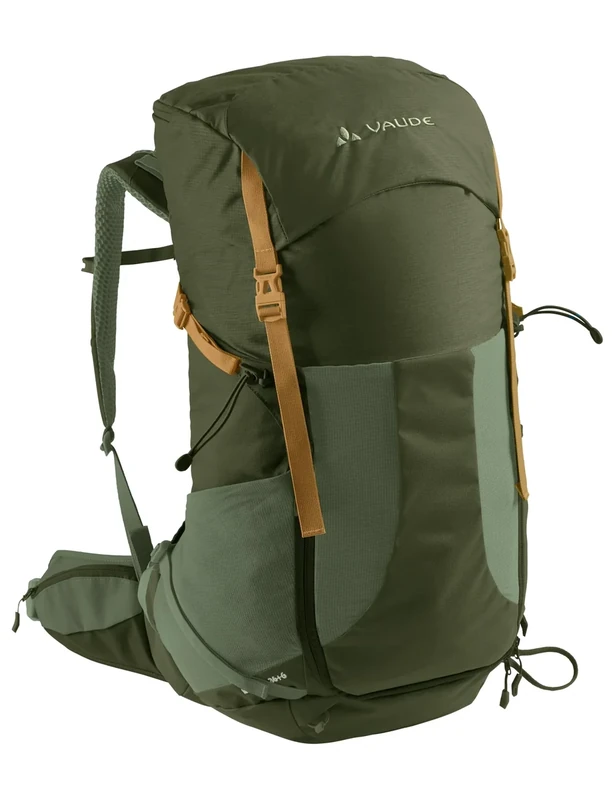 VAUDE Wanderrucksack Brenta 36+6l, wasserabweisender Rucksack Damen & Herren, komfortabler Trekkingrucksack mit integrierter Regenhülle, praktische Fächeraufteilung