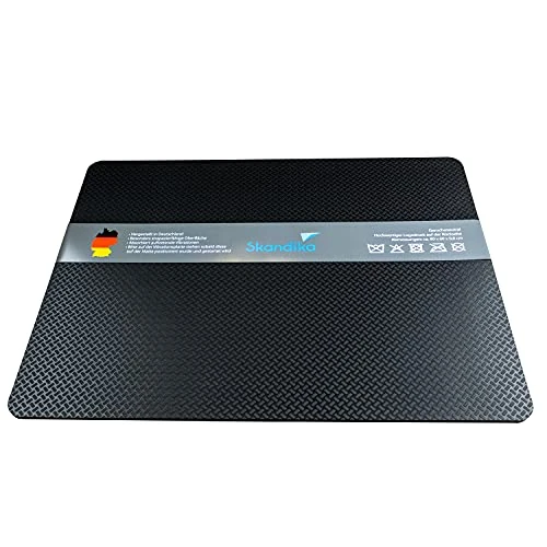 Skandika Bodenschutzmatte für Heimtrainer Rudergeräte und Vibrationsplatten | Made in Germany, Multifunktionsmatte, Sport und Fitness, geruchsneutral, rutschfest, stoßfest, wasserabweisend | 4 Größen