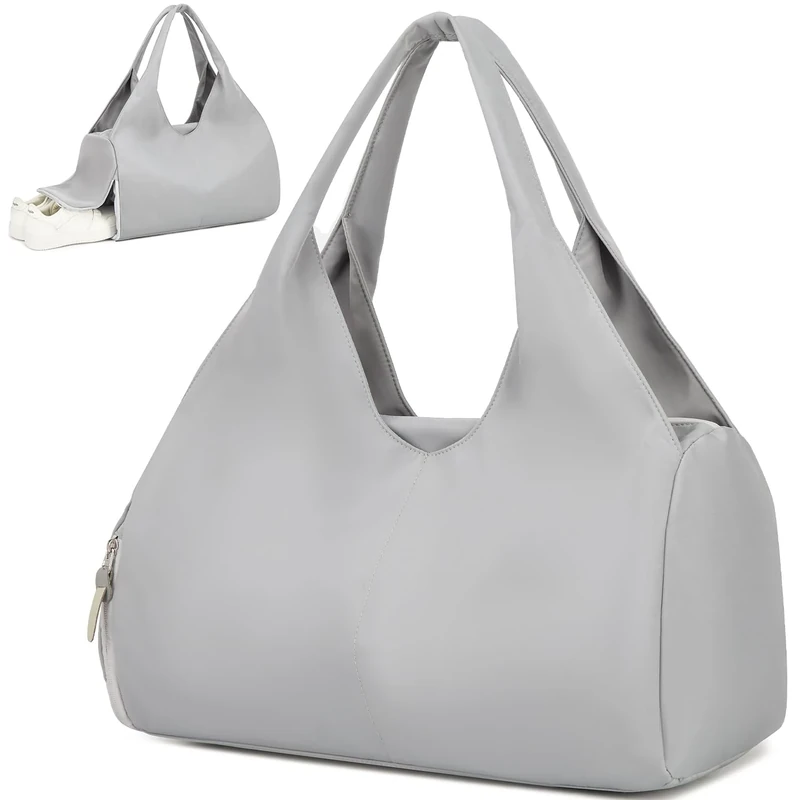 BlesMaller Sporttasche Damen Reisetasche Handgepäck mit Schuhfach & Nassfach Trainingstasche kleine Gym Tasche für Yoga Sauna Schwimmen