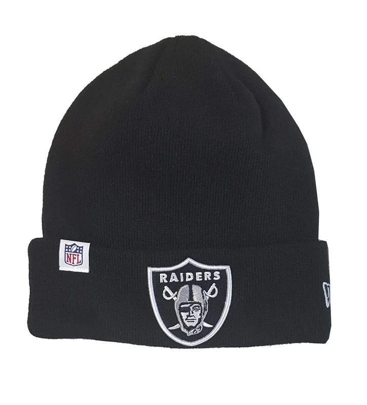 New Era Las Vegas Raiders NFL Essential Logo Beanie - One-Size