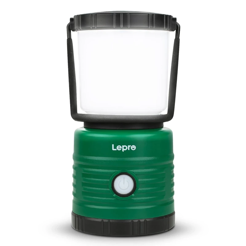 Lepro Campinglampe, Super Hell 1500 Lumen Außenleuchten, 4 Leuchtmodi batteriebetriebene Suchscheinwerfer, wasserfeste Notfallleuchte für Stromausfällen, Wandern, Notfall, Angeln und so weiter