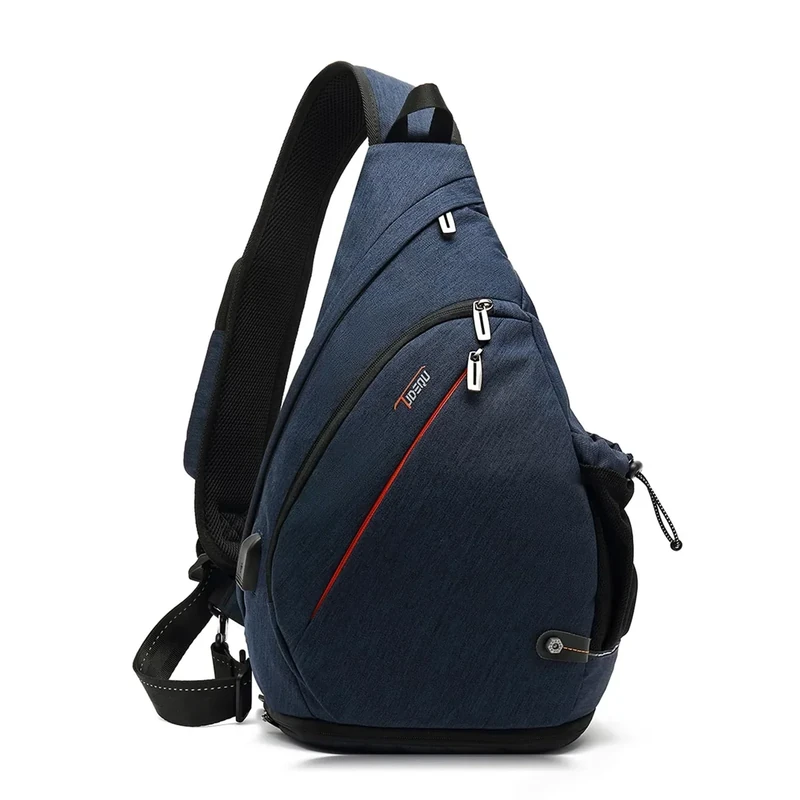 TUDEQU Sling Bag Herren Groß,8 Pockets Schulterrucksack,19L Sling Rucksack,Umhängetasche,Schultertasche,umhängerucksack - Image 1