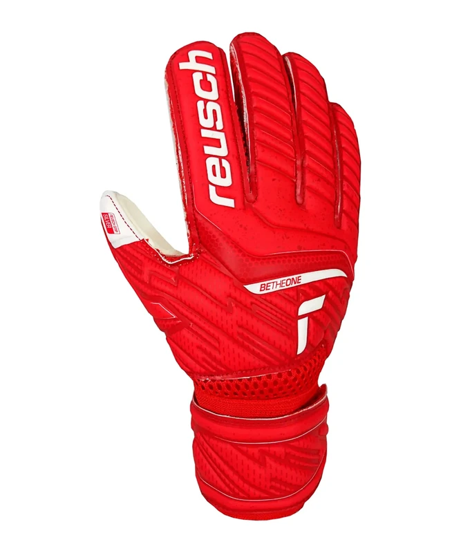 Reusch Attrakt Silver Junior Torwarthandschuhe für Kinder|Gr. 3–8 für Jungen & Mädchen|Perfekter Grip Dank Silver-Latex|Ergonomischer Sitz für kleine Hände|Robust für Training & Spiel