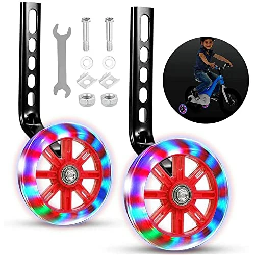 Hilfsräder für Kinder，Stützräder für kinderfahrrad Bike，Kinderfahrrad Stützräder，Fahrrad Stützräder，Stützräder für Kinderfahrrad，Kinder Stützräder (rot-B)