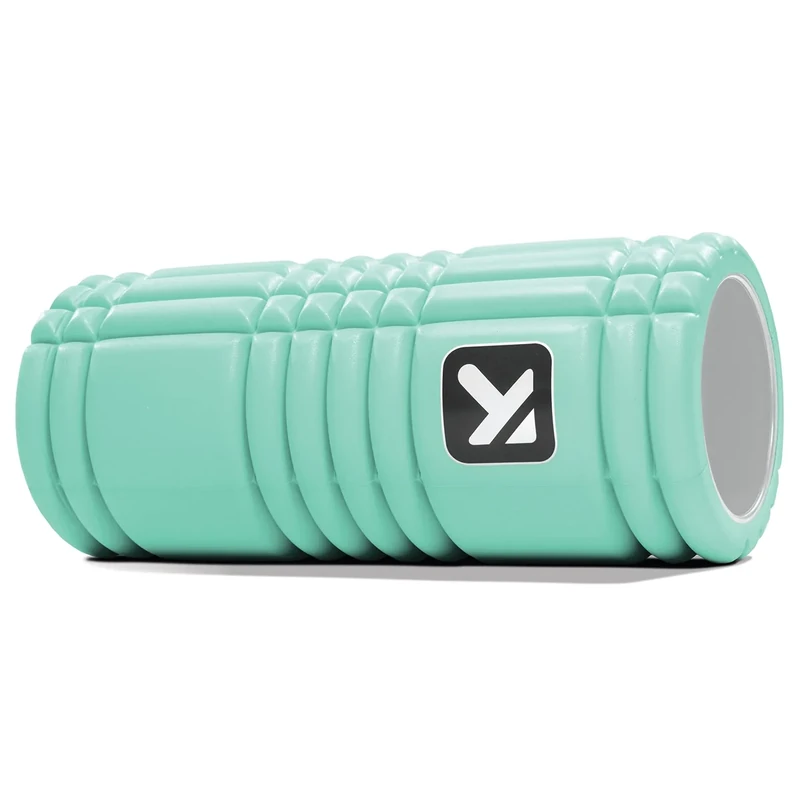 TriggerPoint GRID Foam Roller – Mehrdichte Schaumoberfläche, feste Kompression für Muskelregeneration, Massage vor/nach dem Training, Hohlkern, von Profis empfohlen, 33 cm, Mintgrün