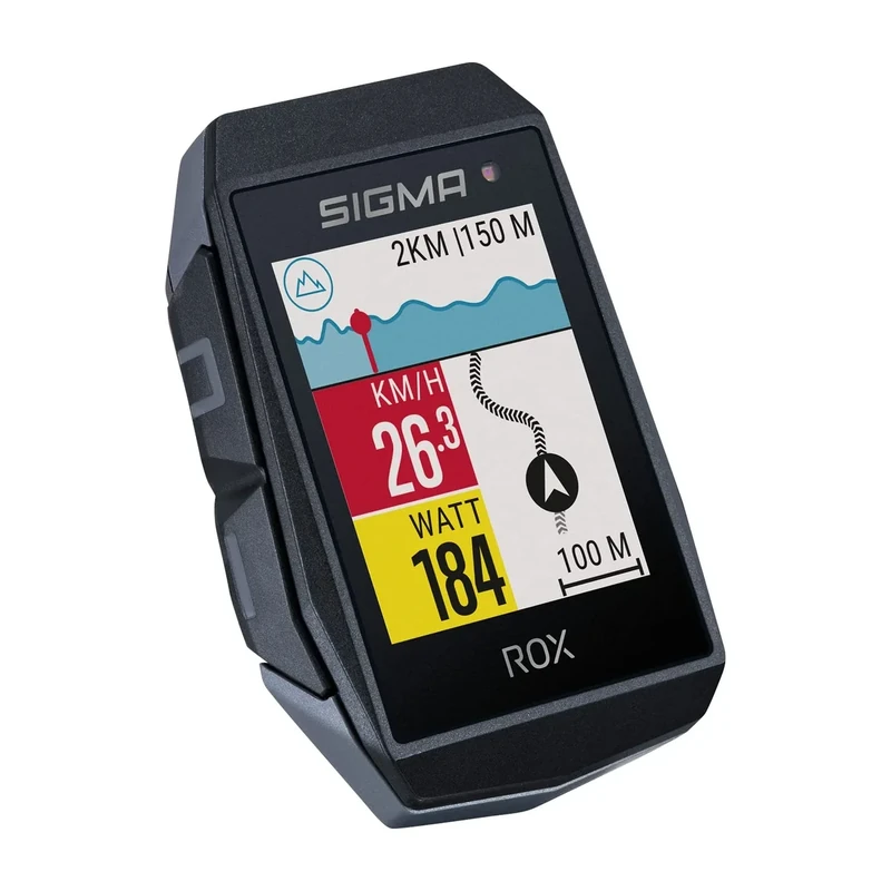 SIGMA ROX 11.1 EVO HR Black | GPS Fahrradcomputer inkl. Herzfrequenzsensor | Outdoor GPS Navigation mit Smarter Funktionsvielfalt | Tacho mit Höhenmessung