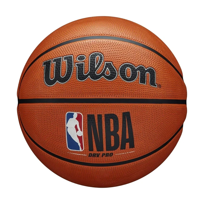 Wilson Basketball NBA DRV PRO, Outdoor, Tackskin Gummi, Größe: 7, Braun
