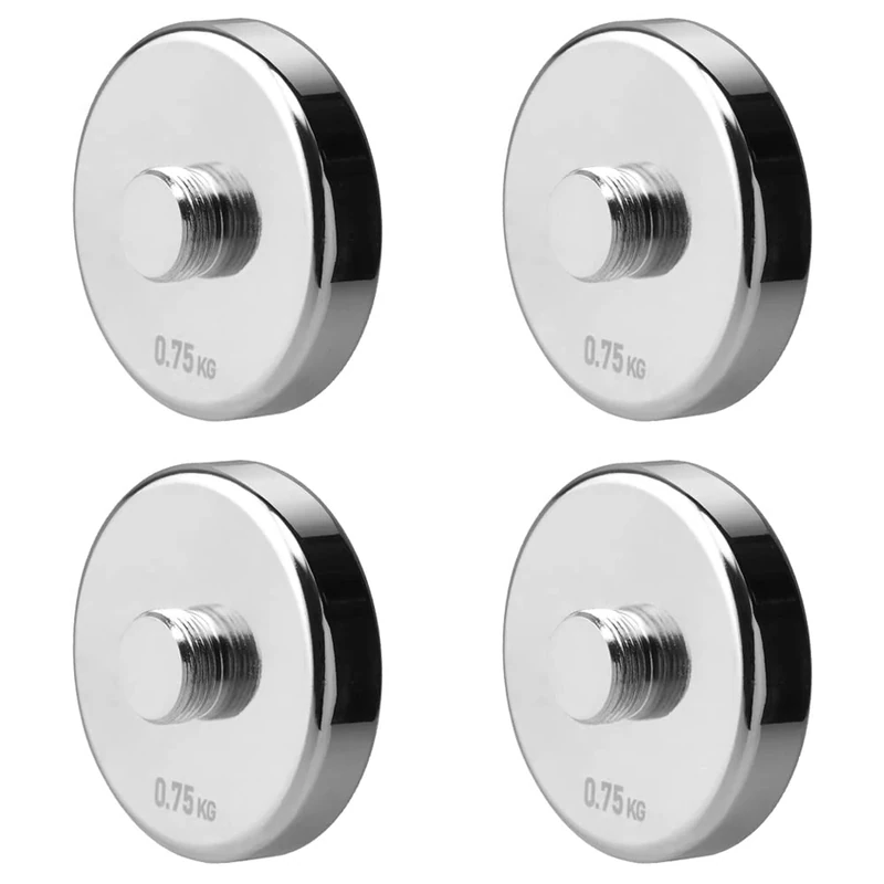 4 Stück 0,75kg Einzelne Gewichte für 5kg Northdeer Stahlhanteln (Standard-Version)