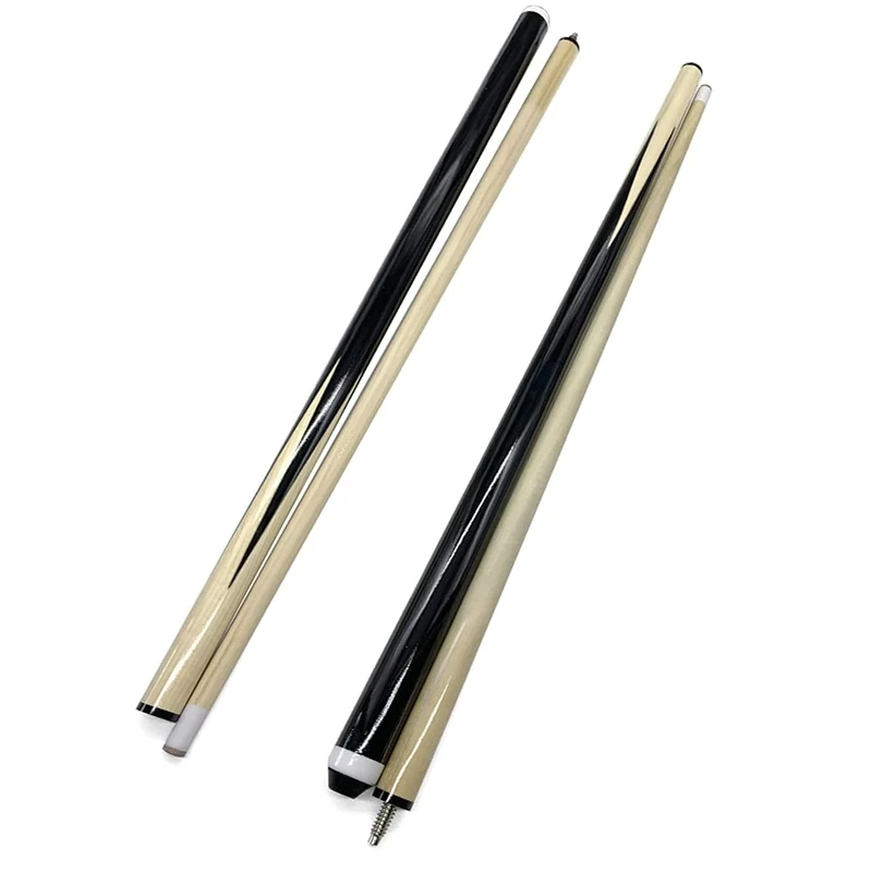 CENMO 2 Stück kurzer Holzstab Pool Billard Brücke Stick Billard Haus Queue Sticks (121,9 cm 2 Stück)